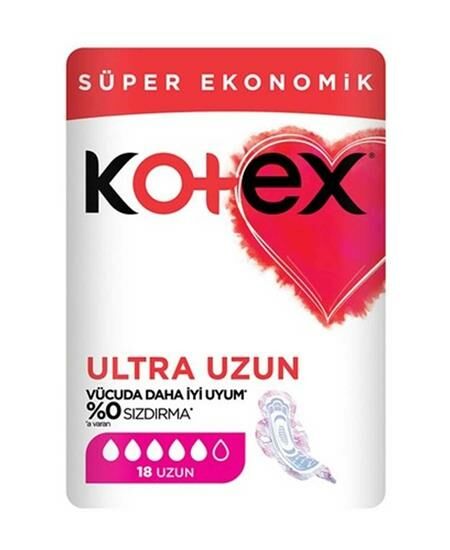 Kotex Ultra Uzun Süper Ekonomik 18 Adet