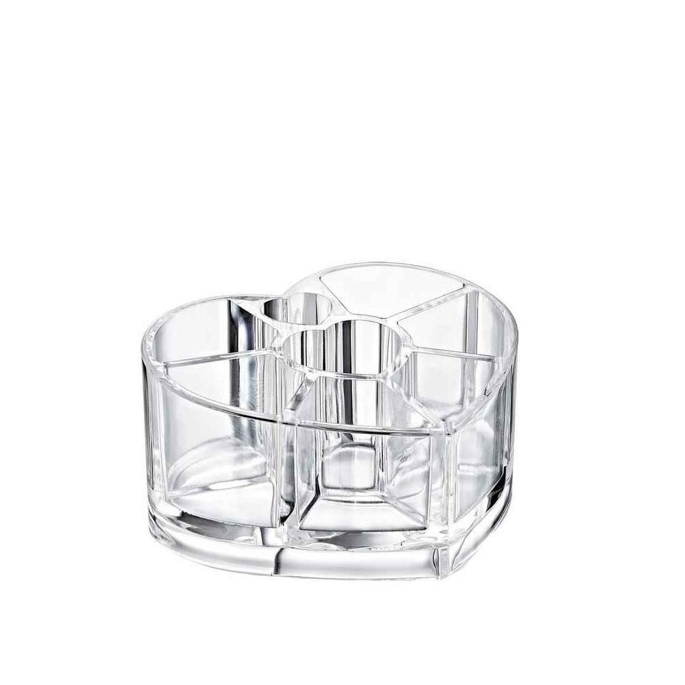 Kalp Şeklinde Makyaj Organizerı 12x10x6 cm