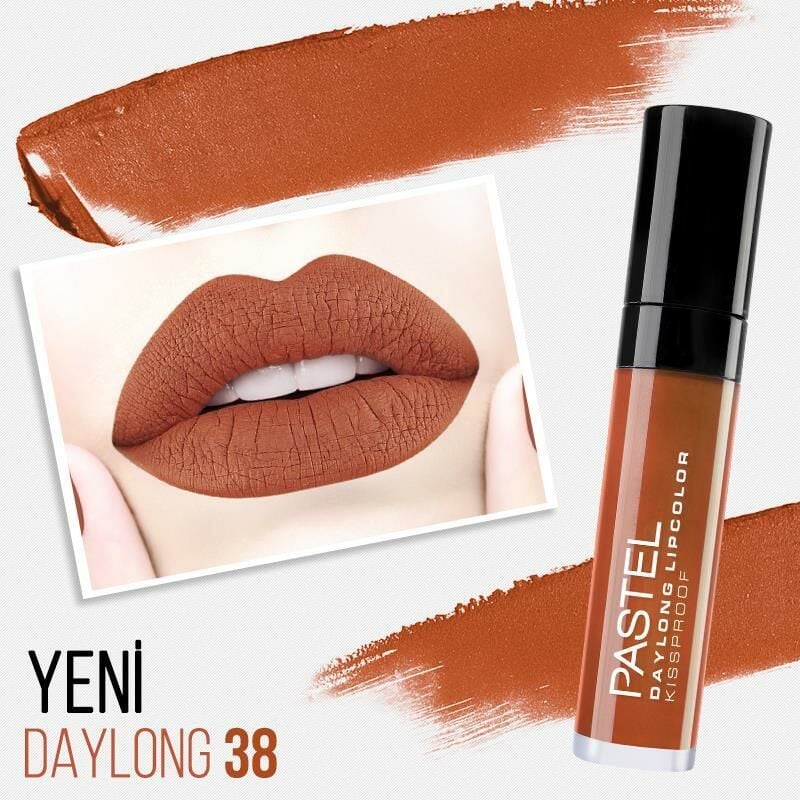 Pastel Day Long Lipcolor Kissproof 38 Kalıcı Mat Ruj
