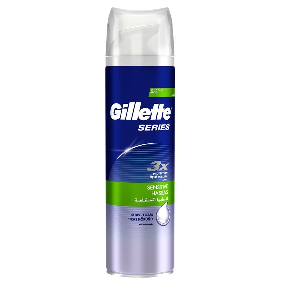 Gillette Series Hassas Cilter İçin Tıraş Köpüğü 250 ml