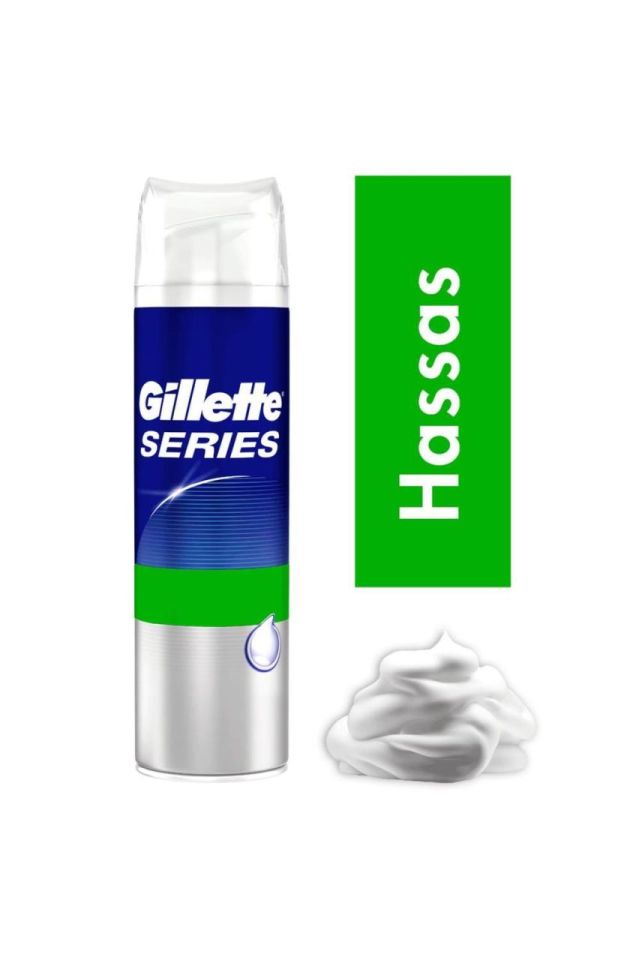 Gillette Series Hassas Cilter İçin Tıraş Köpüğü 250 ml
