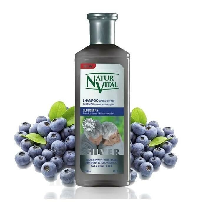 Natur Vital Silver Blueberry Turunculaşma Karşıtı Mor Şampuan 300ml Doğal Cila