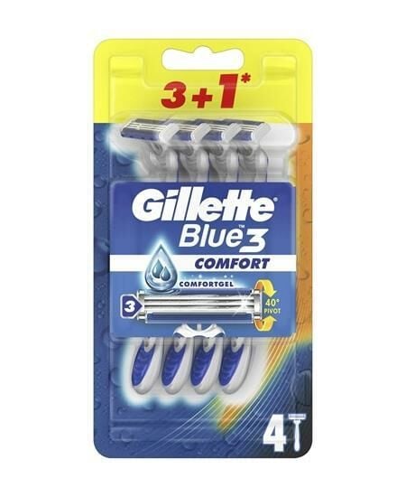 Gillette Blue3 Comfort Kullan At Tıraş Bıçağı 4l ü