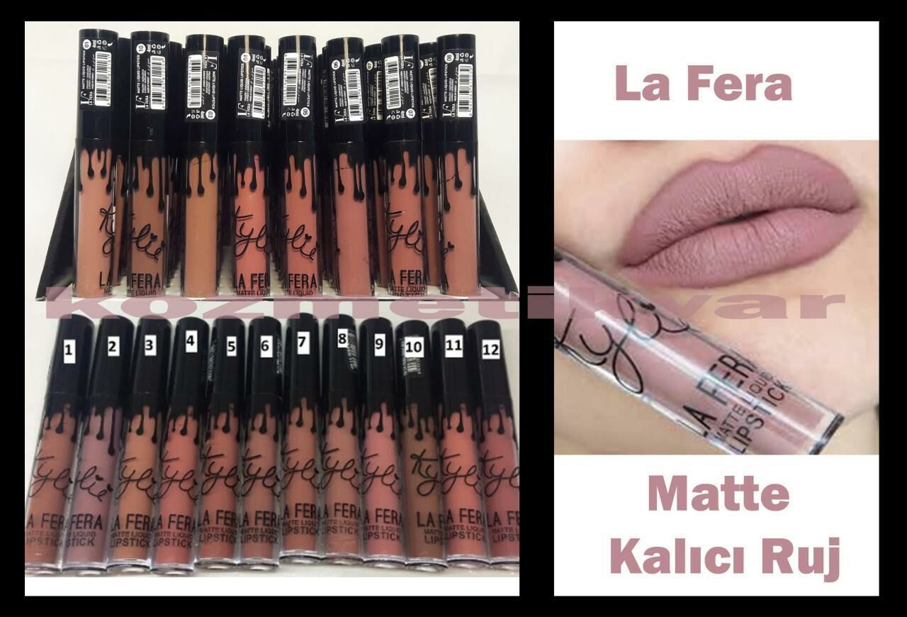 La fera Kylie Matte Likid Kalıcı Fırçalı Ruj 05