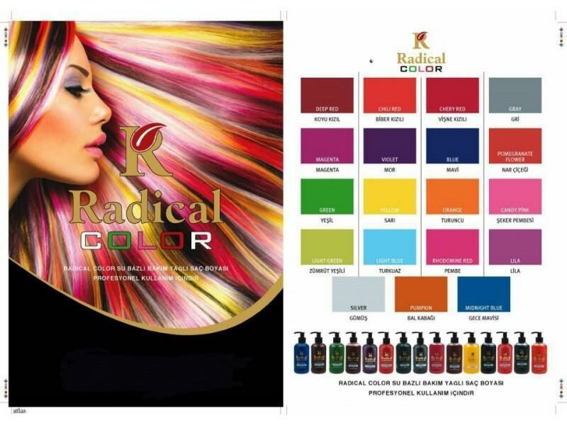 Radical Jeans Color 250 Ml Saç Boyası Mavi