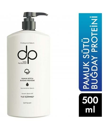 DP Tuzsuz Şampuan Pamuk Sütü ve Buğday Proteini 500 Ml