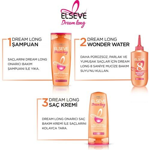 L'oréal Paris Elseve Dream Long Wonder Water Mucize Bakım Suyu 200ML