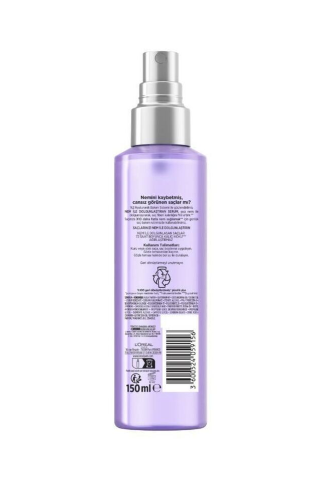 L'oréal Paris Elseve Hydra [hyaluronic] Nem ile Dolgunlaştıran Serum 150ML