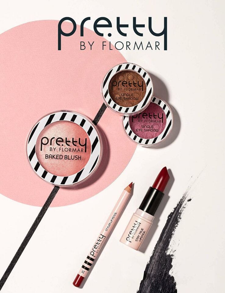 Flormar Mat Pudra - Pretty By Flormar Mat Pressed Powder 002 Light Porcelain Beige 8690604468737