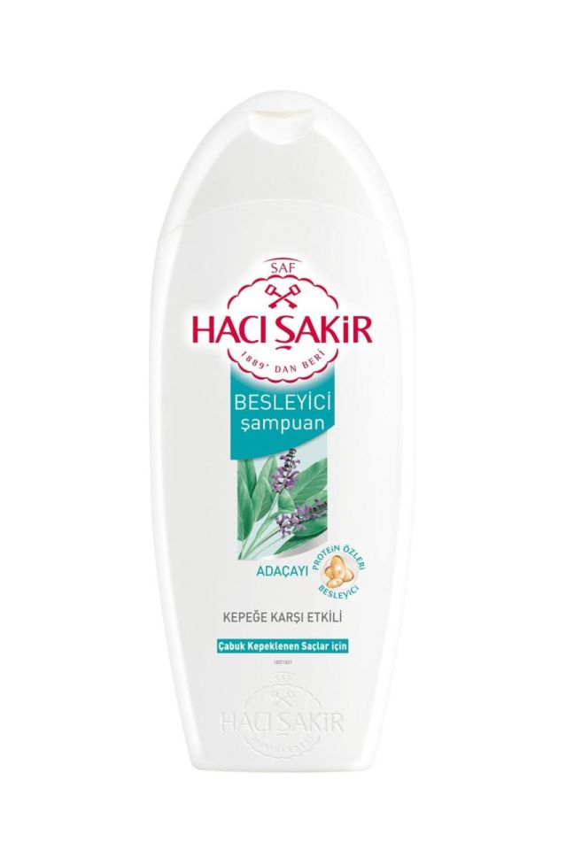 Hacı Şakir Şampuan Adaçayı 500 ml Kepek Kremsiz