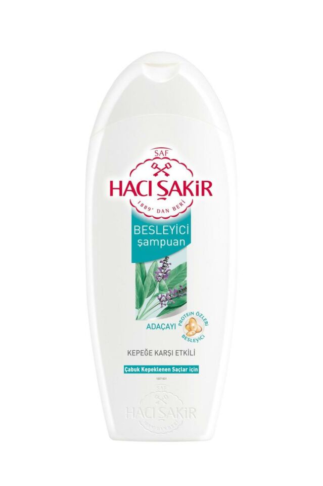 Hacı Şakir Şampuan Adaçayı 500 ml Kepek Kremsiz
