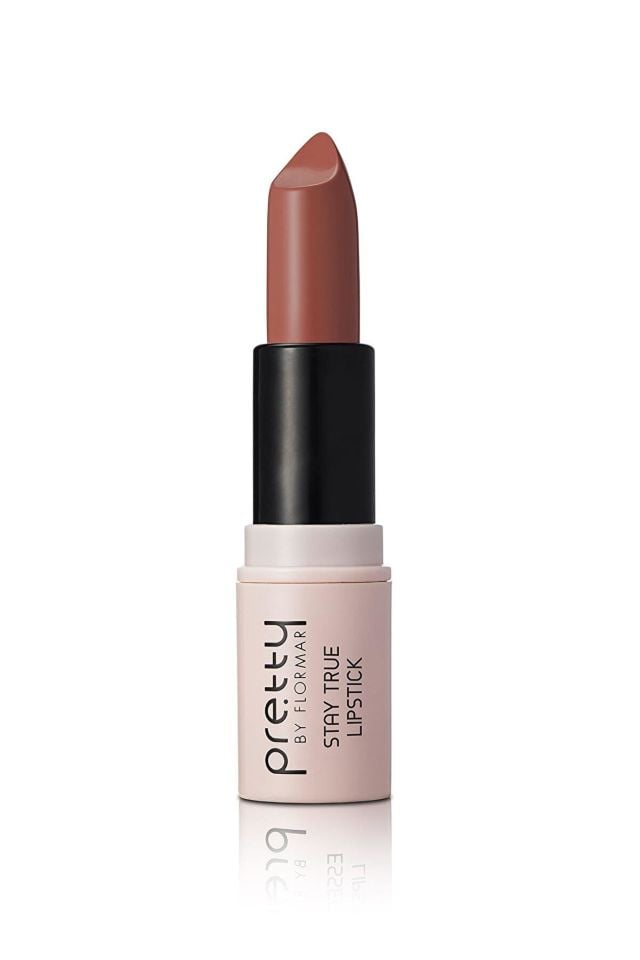 Flormar Ruj 002 Creamy Coffee - Pretty By Flormar Stay True Lipstick 8690604462353