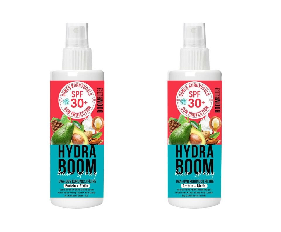 2 Adet x Procsin Boom Butter Hydra Boom Güneş Koruyuculu Spf30+ Saç Bakım Kremi Sprey 110 Ml