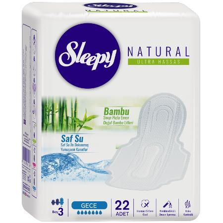 Sleepy Natural Gece Kadın Pedi 22 Adet
