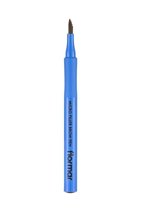 Flormar Micro Filler Açılı Tarayıcı Keçe Uçlu ve Suya Dayanıklı Kaş Kalemi  002 BROWN - 8682536020459