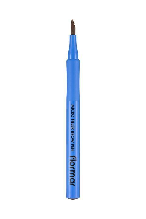 Flormar Micro Filler Açılı Tarayıcı Keçe Uçlu ve Suya Dayanıklı Kaş Kalemi  002 BROWN - 8682536020459