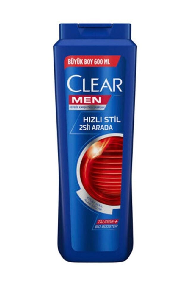 Clear Men Şampuan 600 Ml Hızlı Stil