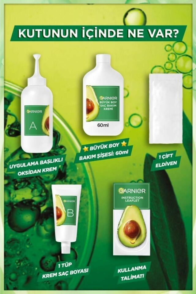 Garnier Nutrisse 8N Bal Köpüğü Yoğun Besleyici Kalıcı Krem Saç Boyası