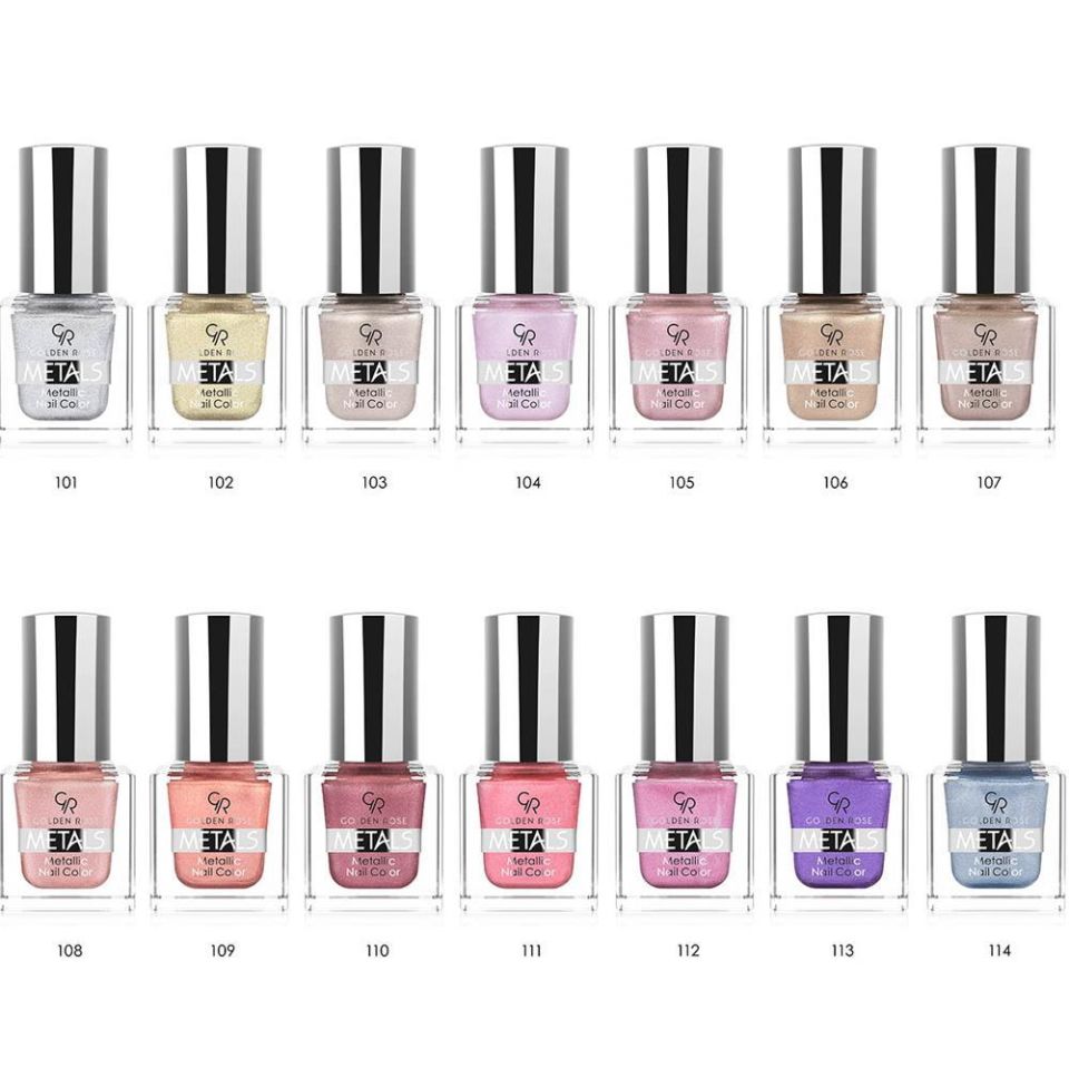 Golden Rose Metals Metallic Nail Color 102 Metallic Oje