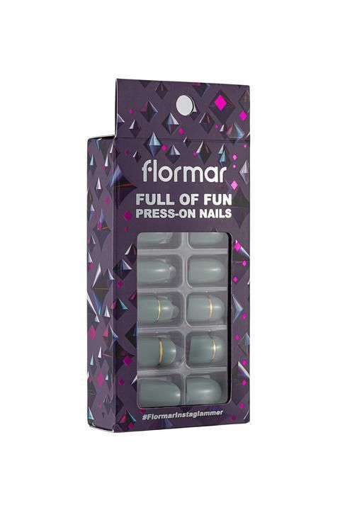 Full of Fun Desenli ve Kendinden Yapışkanlı Takma Tırnak Seti 001 - 8682536031158