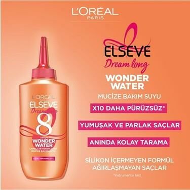 L'oréal Paris Elseve Dream Long Wonder Water Mucize Bakım Suyu 200ML + Toka