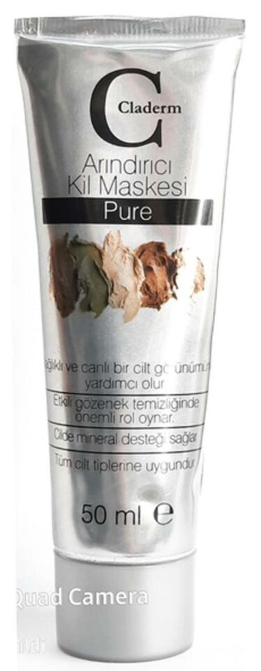 Claderm Arındırıcı Kil Maskesi 50 Ml Pure