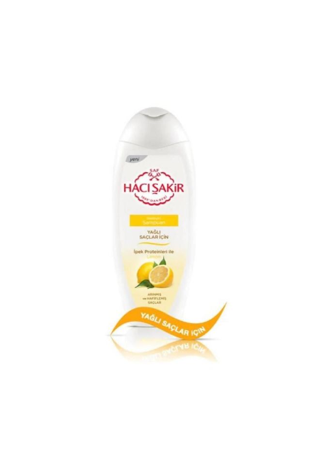 Hacı Şakir Şampuan Limon 500 ml Yağlı Saçlar Limon 2si 1 arada Kremli