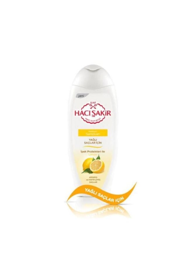 Hacı Şakir Şampuan Limon 500 ml Yağlı Saçlar Limon 2si 1 arada Kremli