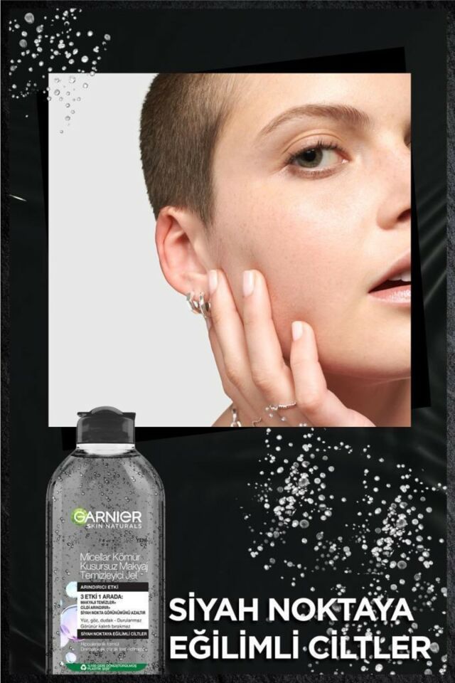 Garnier Micellar Kömür Kusursuz Makyaj Temizleyici Jel 400 Ml 3600542457446