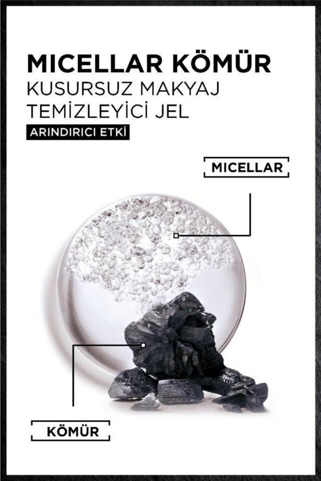 Garnier Micellar Kömür Kusursuz Makyaj Temizleyici Jel 400 Ml 3600542457446
