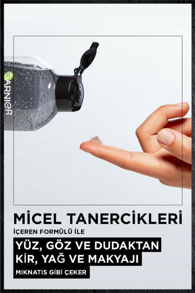Garnier Micellar Kömür Kusursuz Makyaj Temizleyici Jel 400 Ml 3600542457446