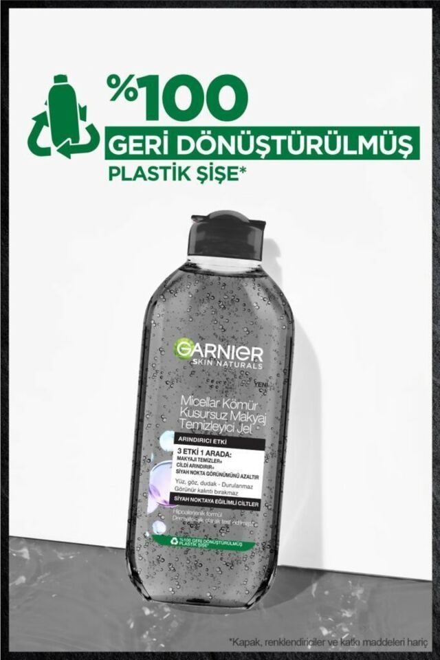 Garnier Micellar Kömür Kusursuz Makyaj Temizleyici Jel 400 Ml 3600542457446