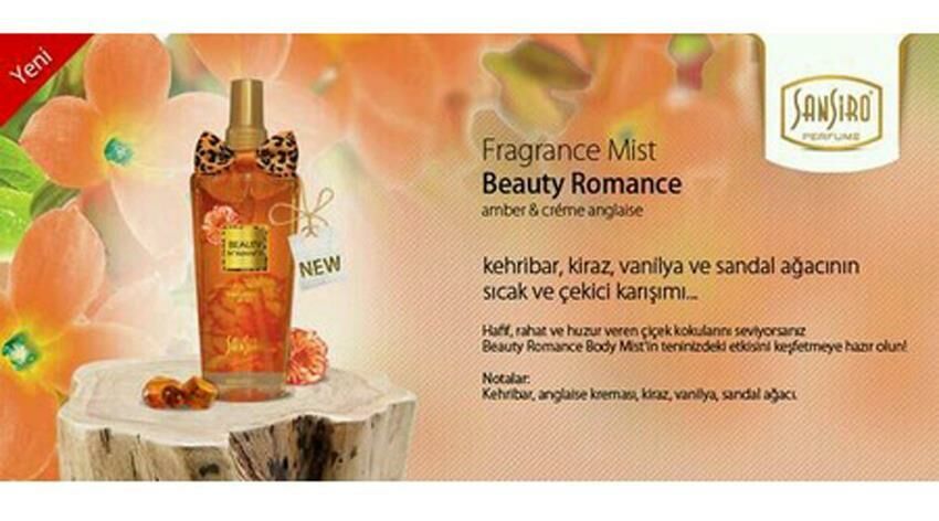 Sansiro Body Mıst Beauty Romance Vücut Spreyi 150 Ml