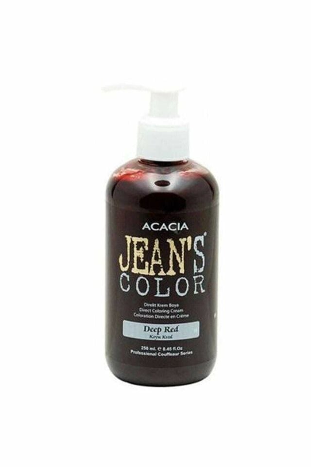 Acaia Jeans Color Jeans Saç Boyası Koyu Kızıl 250 ml DEEP RED
