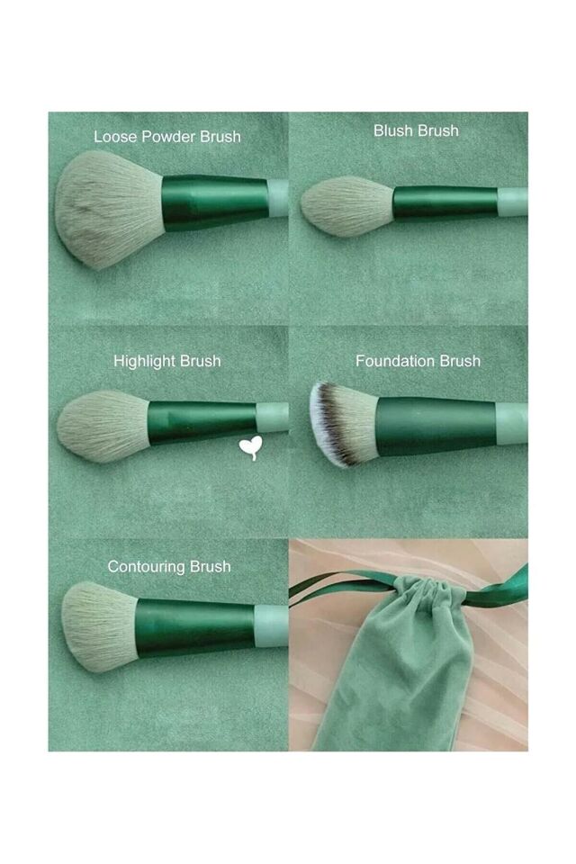 Royal Paris Fix Özel Keseli 13 lü Makyaj Fırça Seti