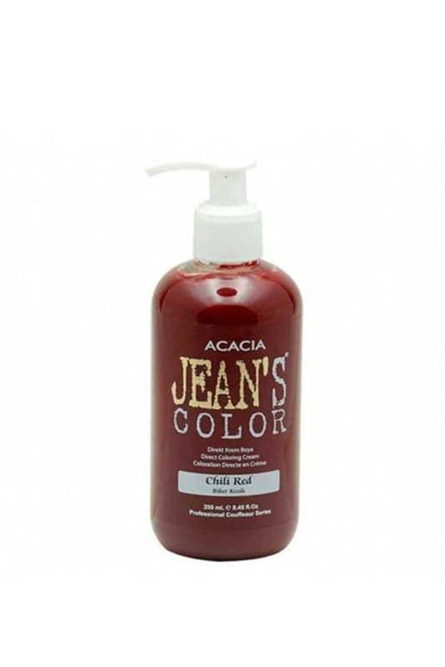 Acaia Jeans Color Jeans Saç Boyası Biber Kızılı 250 ml CHILL RED