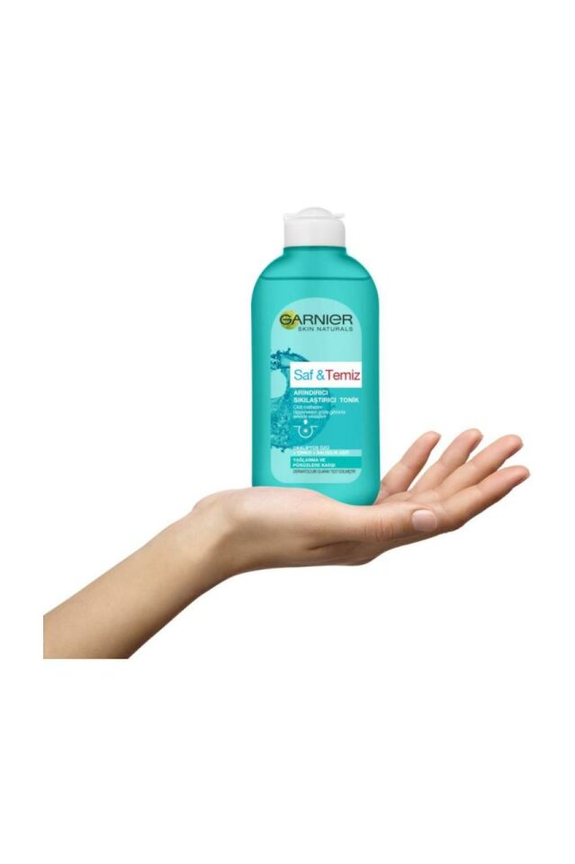Garnier Saf Temiz Yağlanma ve Pürüzlere Karşı Arındırıcı Sıkılaştırıcı Tonik 200 Ml
