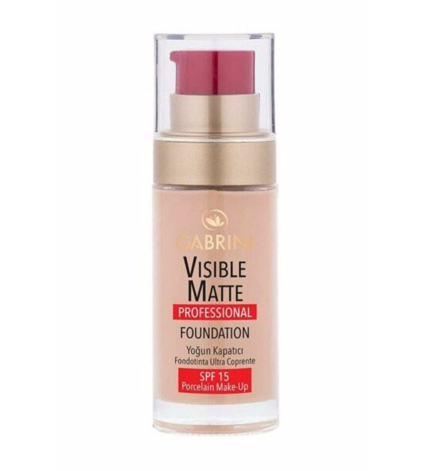 Gabrini Visible Matte Fondöten Yoğun Kapatıcı 04 - SPF 15