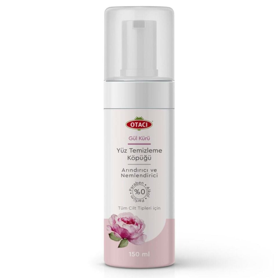 Otacı Gül Kürü Yüz Temizleme Köpüğü Arındırıcı Nemlendirici 150 ml