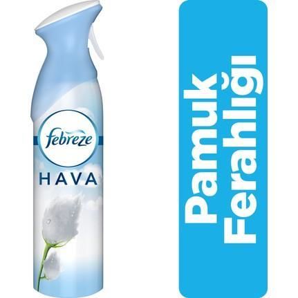 Febreze Hava Ferahlatıcı Sprey Oda KokusuTemiz Çarşaf Pamuk Ferahlığı 300 ml