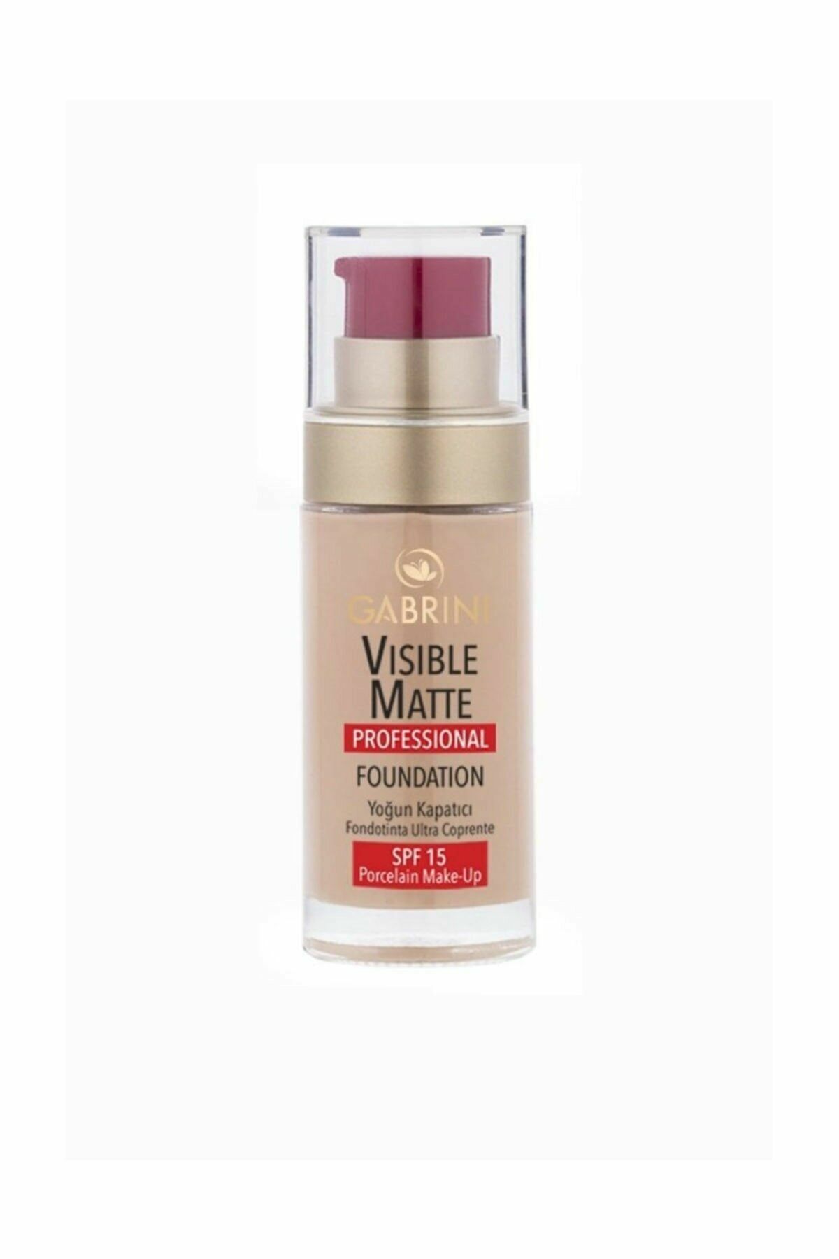 Gabrini Visible Matte Fondöten Yoğun Kapatıcı 03 - SPF 15