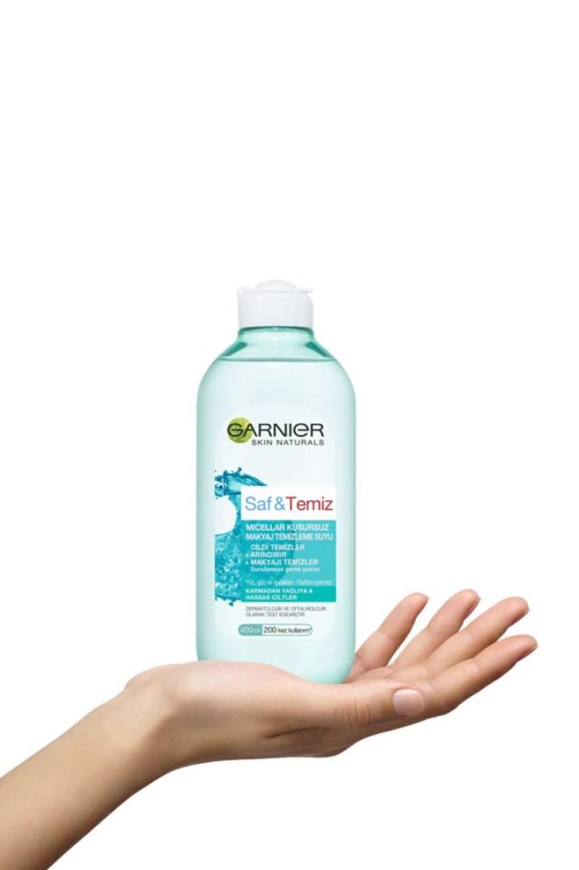 Garnier Micellar Saf Temiz Kusursuz Makyaj Temizleme Suyu 400 ml Karmadan Yağlıya