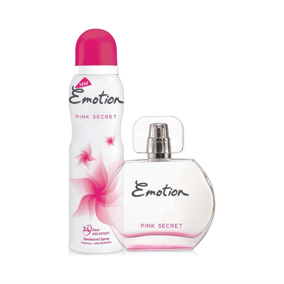 Emotion Pink Secret Edt Kadın 50 ml + Deo 150 ml