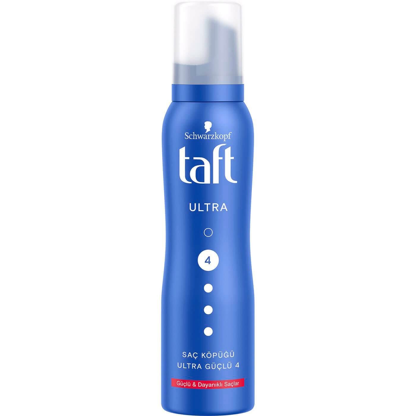 Taft Saç Köpüğü 150ML Ultra Güçlü ve Dayanıklı Saçları 04