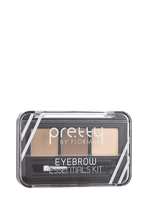 Flormar Pretty Kaş Far Paleti Essentials Kit 01 Blonde Kaş Şekillendirme Kiti 3 G