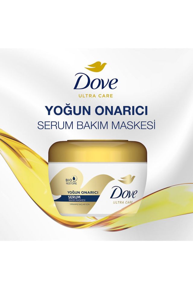 Dove 1 Minute Serum Yoğun Onarıcı Saç Bakım Maskes 160 Ml