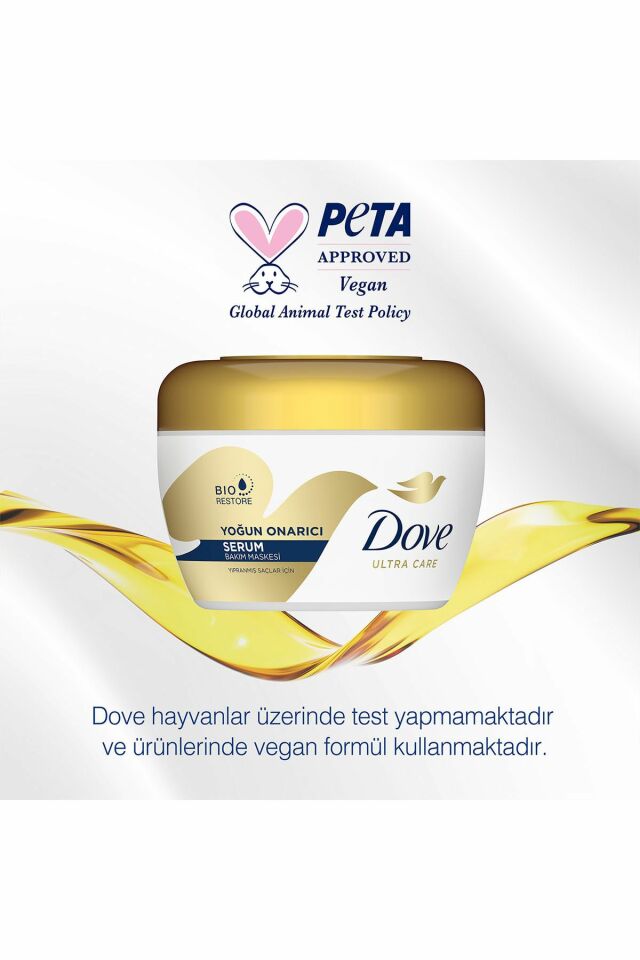 Dove 1 Minute Serum Yoğun Onarıcı Saç Bakım Maskesi 160 Ml