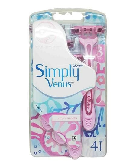 Gillette Simply Venüs3 Kullan At Kadın Tıraş Bıçağı 4 lü