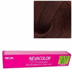 Neva Color Tüp Saç Boyası 5.4 Açık Kestane 50 Gr + Oksidan Sıvısı 50 Ml