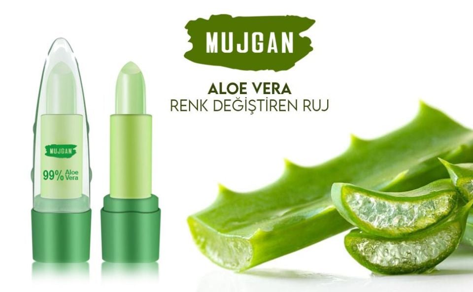 Müjgan Sihirli Yeşil Ruj - Magic 333 Sürmeye Göre Pembe ve Kırmızı Olan Ruj